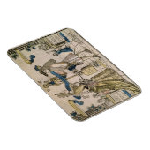 Die glückliche Ehe (schablonenfarbener Holzschnitt Magnet (Rechte Seite)