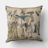 Die glückliche Heirat (Schablone farbiger Kissen (Rückseite)