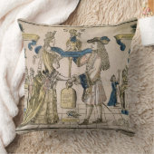 Die glückliche Heirat (Schablone farbiger Kissen (Decke)