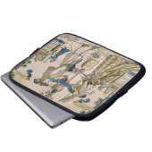 Die glückliche Heirat (Schablone farbiger Laptopschutzhülle (Vorne Knopf)