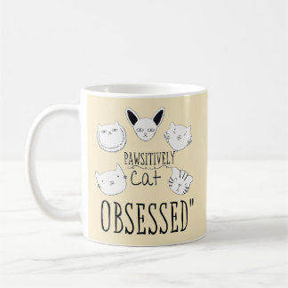 Die "glückliche Katze besessen" Kaffeetasse