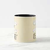 Die "glückliche Katze besessen" Tasse (Zentrum)