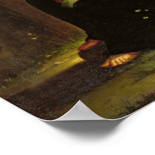 Die glückliche Mutter Poster (Ecke)