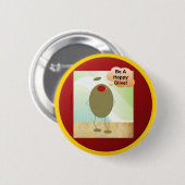 Die glückliche Olive Button (Vorne & Hinten)