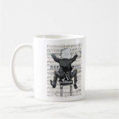 Die glückliche Pianist-Tasse Kaffeetasse (Links)