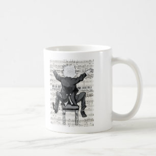 Die glückliche Pianist-Tasse Kaffeetasse