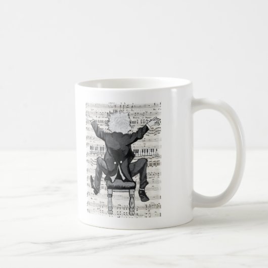 Die glückliche Pianist-Tasse Kaffeetasse (Rechts)