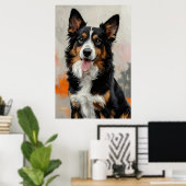 Die glückliche Seele Ihres Hundes Poster (Heimbüro)
