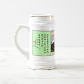 Die glückliche Stunde mit Bieren Bierglas (Links)