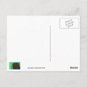 Die glückliche Zuhause Postkarte (Rückseite)
