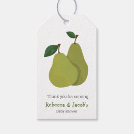 Die glücklichen Birnen Paare Geschenkanhänger