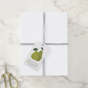 Die glücklichen Birnen Paare Geschenkanhänger