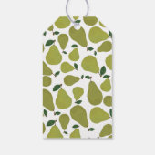 Die glücklichen Birnen Paare Geschenkanhänger (Rückseite)