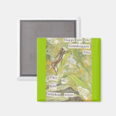Die glücklichen Heuschrecken Magnet (Vorderseite/Rückseite)