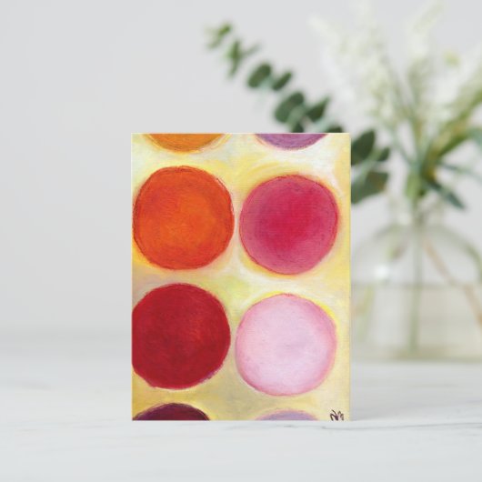 Die glücklichen Punkte 6 2014 Postkarte (Stehend Vorderseite)