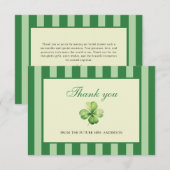 Die glücklichste Braut: Bridal Shower Dankeskarte (Vorne/Hinten)