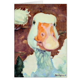 Die glücklichste Gans in der Scheune