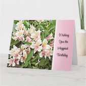 Die glücklichste Geburtstagskarte - Geburtstagskar Karte (Vorderseite)