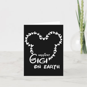 Die glücklichste Gigi auf der Erde Lustige Oma Fra Karte