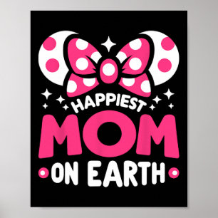 Die glücklichste Mama auf Erden Muttertagsfamilie Poster