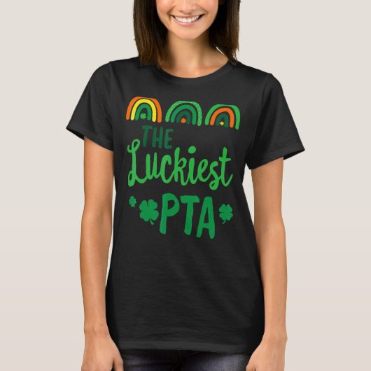 Die glücklichste Pta St Patrick's Day Physical The T-Shirt (Vorderseite)