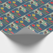 Die glücklichste Zeit Geschenkpapier (Ecke)
