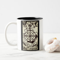 die Glücksrad-Tarot-Karte | Tasse
