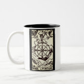 die Glücksrad-Tarot-Karte | Tasse (Links)