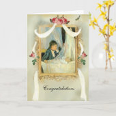 Die Glückwunsch-Karte der Krippen-2 Karte (Gelbe Blume)