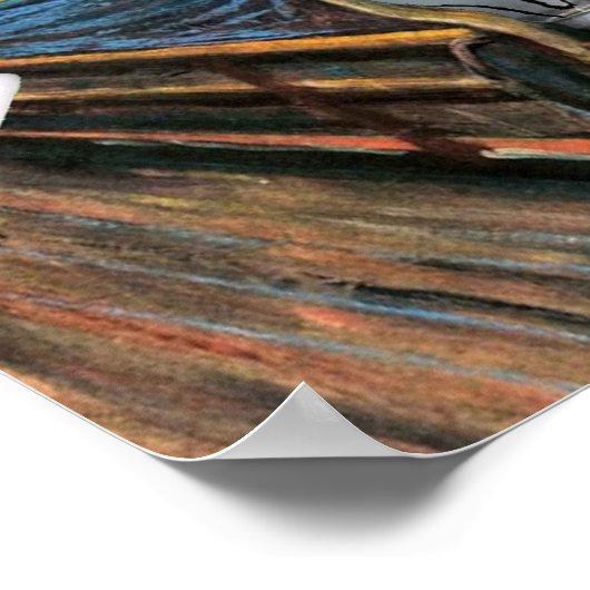 Die Glühbirne macht sich kein Poster Sorgen (Ecke)