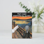 Die Glühbirne macht sich keine unverblümte Karte S (Stehend Vorderseite)