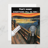 Die Glühbirne macht sich keine unverblümte Karte S (Vorne/Hinten)