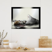 Die Glühbirne Poster (Küche)