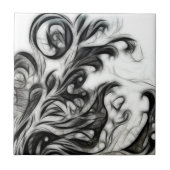 Die glühende Blüteninvertierung Fliese (Vorderseite)