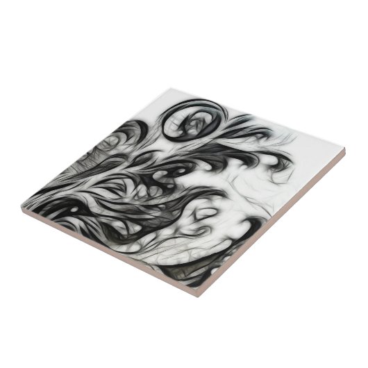 Die glühende Blüteninvertierung Fliese (Seite)