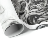 Die glühende Blüteninvertierung Geschenkpapier (Rolleneckpunkt)