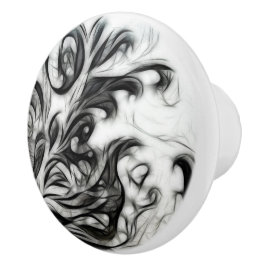 Die glühende Blüteninvertierung Keramikknauf