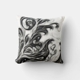 Die glühende Blüteninvertierung Kissen