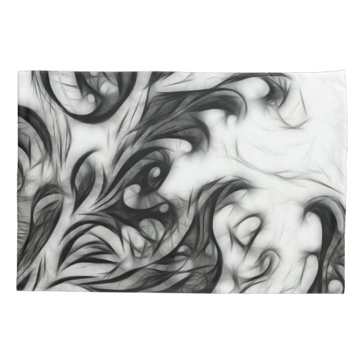 Die glühende Blüteninvertierung Kissenbezug (Rückseite)