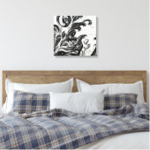 Die glühende Blüteninvertierung Leinwanddruck (Insitu (Schlafzimmer))