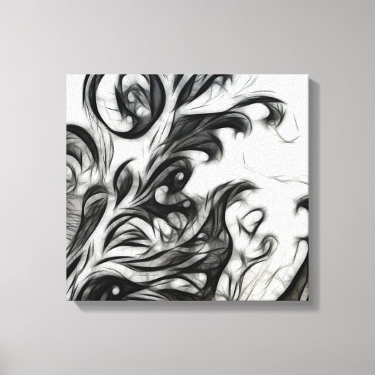 Die glühende Blüteninvertierung Leinwanddruck (Vorderseite)