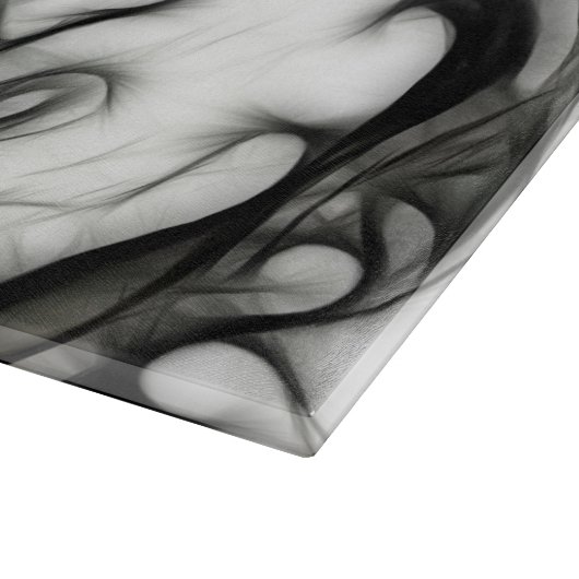 Die glühende Blüteninvertierung Schneidebrett (Ecke)