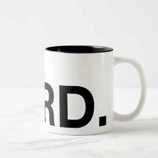 Die Gluten-freie Nerd-Tasse Zweifarbige Tasse