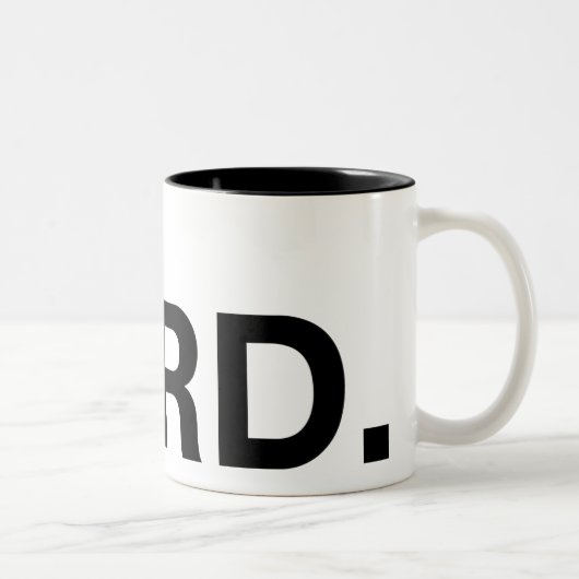 Die Gluten-freie Nerd-Tasse Zweifarbige Tasse (Rechts)