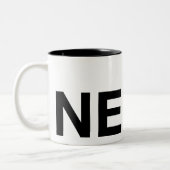 Die Gluten-freie Nerd-Tasse Zweifarbige Tasse (Links)