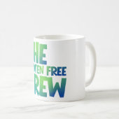 Die Glutenfreie Crew Kaffeetasse (VorderseiteRechts)