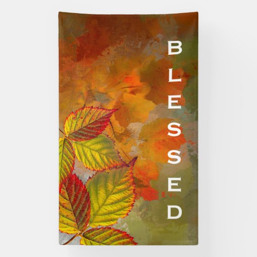 Die Gnade des Herbstsegens Banner (Vertikal)