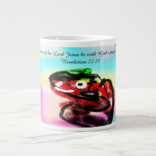 Die Gnade des Herrn Jesus sei bei Gottes Volk. Jumbo-Tasse