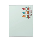 Die Gnome haben mich dazu gebracht, es lustig zu m Notizblock (Rotiert)