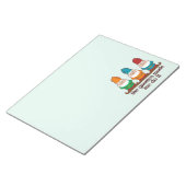 Die Gnome haben mich dazu gebracht, es lustig zu m Notizblock (angewinkelt)